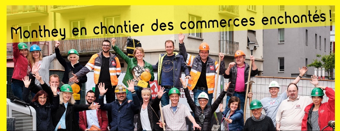 Des commerçants montheysans en soutien des travaux du centre-ville